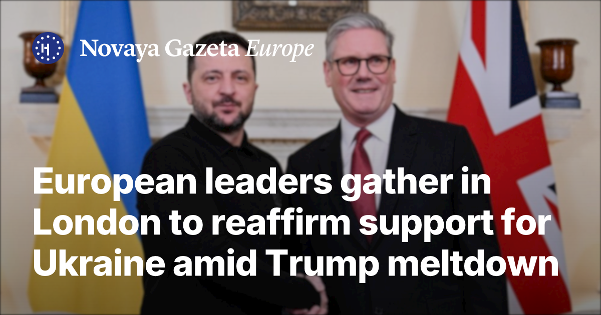 European leaders gather in London to reaffirm support for Ukraine amid ...