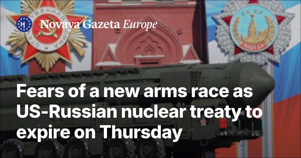 Fears of a new arms race as US-Russian nuclear treaty to expire on ...
